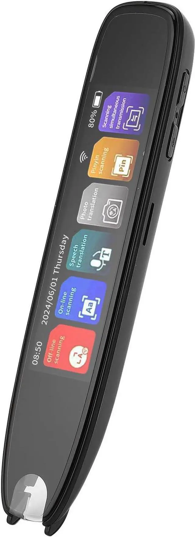 Alt view image 7 of 7 - Scan Reader Pen Language Translator Smart Voice WiFi Scanning Translation Device Online 142 Languages Support Multilingual Text to Speech Offline Translation for Travel Study Work