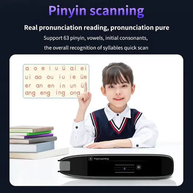 Alt view image 4 of 7 - Scan Reader Pen Language Translator Smart Voice WiFi Scanning Translation Device Online 142 Languages Support Multilingual Text to Speech Offline Translation for Travel Study Work