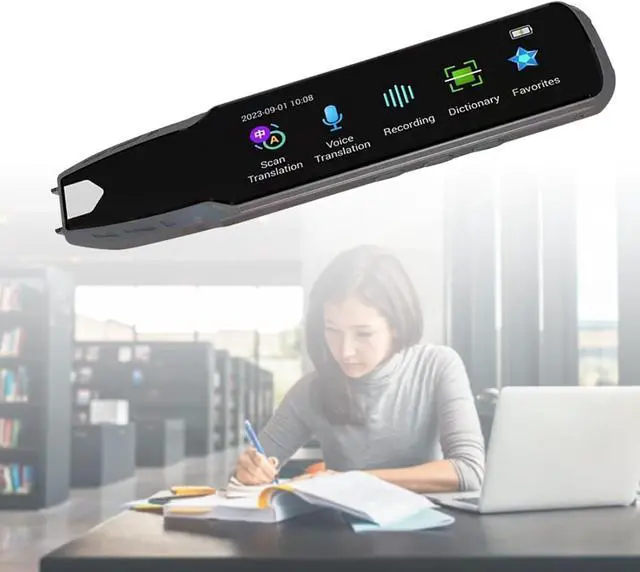 Alt view image 6 of 7 - Scan Translation Pen, Reading and Scanning Tool with ive Vocabulary Database, Multilingual Support for Global Communication, Online and Offline Translation, in Multiple