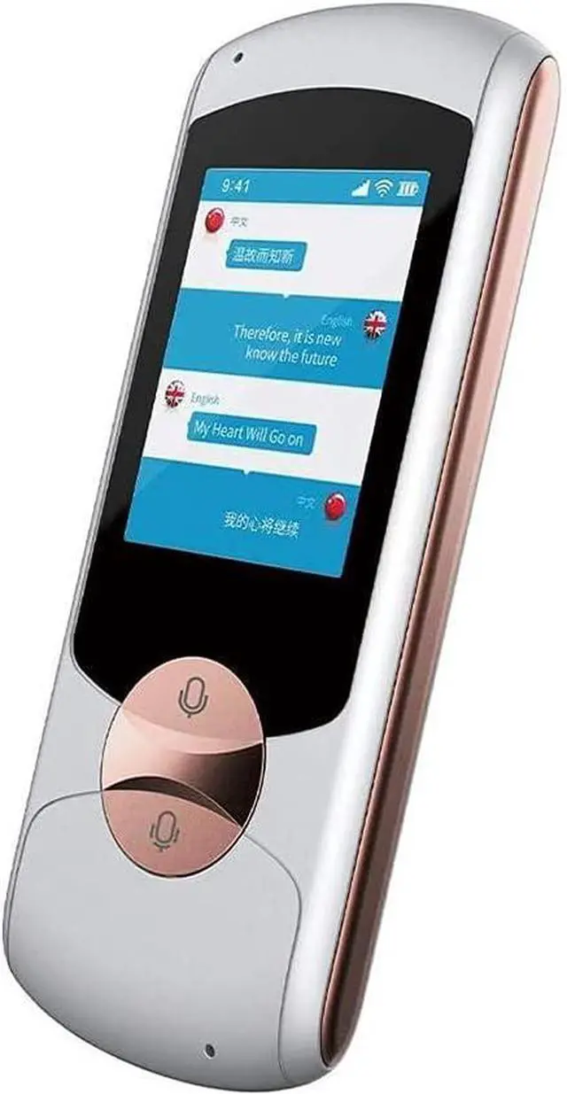 Main image of Offline Translator Device, Smart Language Translator Device, Portable Real-time Instant Offline/WiFi / 4G 2.0 Inch Touch Screen 77 Multi-Language Translation Translator,Black