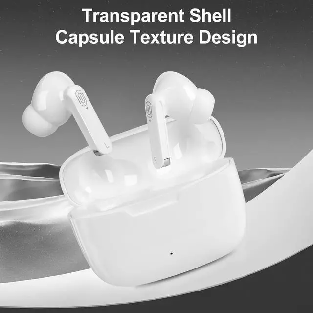 Alt view image 5 of 6 - AI Language Translation Earbuds Real-Time, 144 Languages & Accents, Audifonos Traductores Inglés Español, Compatible with iOS & Android, Ideal for Travel, Business, Learning (White)