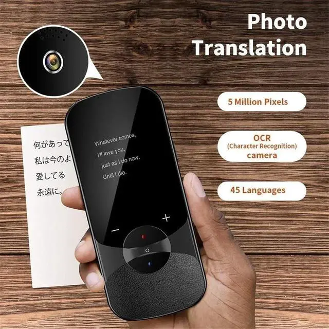 Alt view image 7 of 7 - Scan Reader Pen, Language Translator Device, Two-Way Instant Voice Translator for 108 Languages, Real-Time Translation Device with Online Offline for Dyslexia, Elderly, Kids, Students
