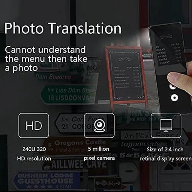 Alt view image 2 of 4 - Portable AI Smart Voice Translator Traductor De Idiomas En Tiempo Real 45 Language Instant Translator Photo Offline Translation Needed Hopeful charitable Chaser of Light