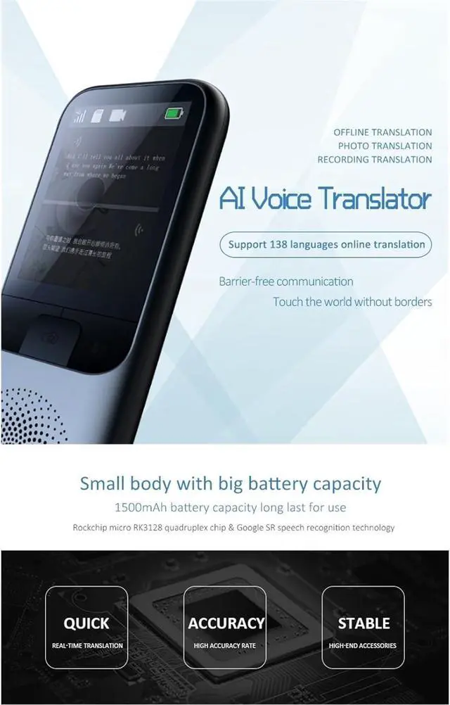 Alt view image 6 of 7 - Scan Reader Pen, 2023 New T11 Portable Audio Translator 138 Language Smart Translator Offline in Real Time Smart Voice AI Voice Photo Translator for Dyslexia, Elderly, Kids, Students