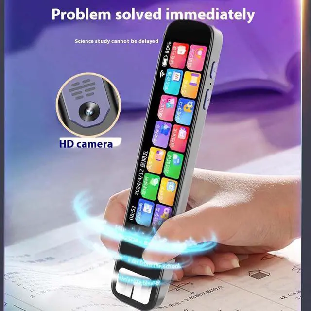 Alt view image 4 of 7 - Ai Smart Pen, Scan Translator Pen, Wireless Portable Reading Pen, Travel Digital Translation Pen, Scan Reading Pen for Dyslexia, Instant Voice Translator for Study, Travel, Business