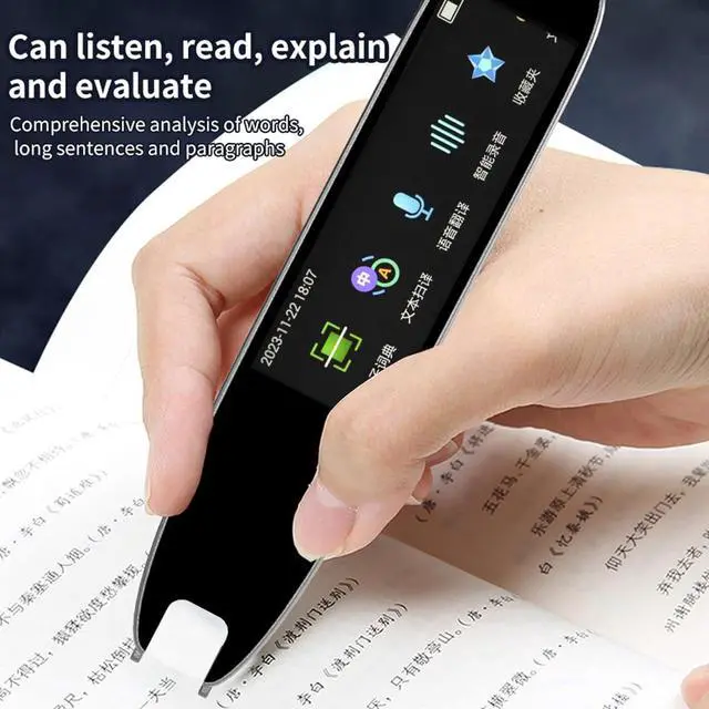 Alt view image 2 of 7 - FLEXMAN Scanning Translation Pen, 55 Languages Online Scanning Translation HD Double Microphones Builtin Dictionary Portable Speech Reader Pen for Multilingual Language Learners