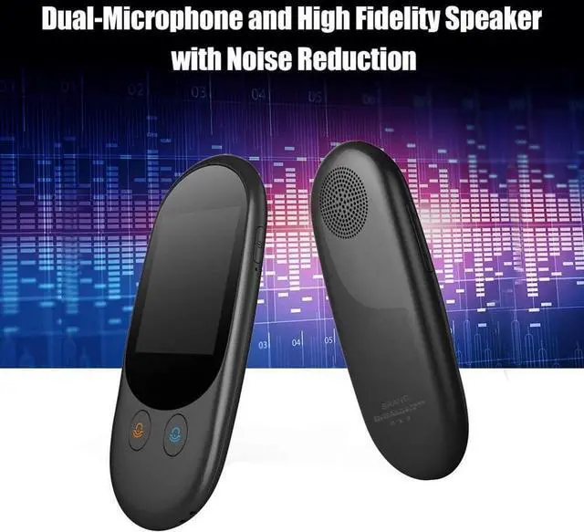Alt view image 7 of 7 - Instant Voice Language Translator Device, Mini Handheld Portable Translation, Support 50 Languages, for Learning Travel Business Shopping
