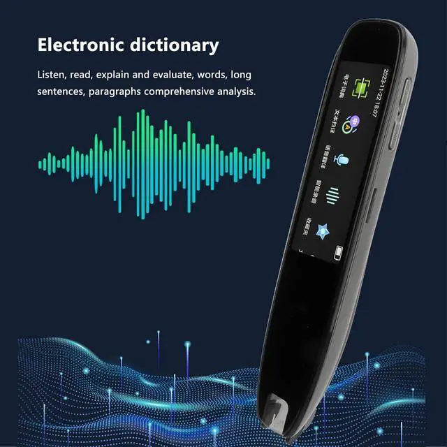 Alt view image 3 of 7 - FLEXMAN Scanning Translation Pen, 55 Languages Online Scanning Translation HD Double Microphones Builtin Dictionary Portable Speech Reader Pen for Multilingual Language Learners