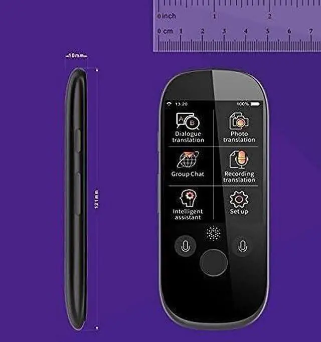 Main image of 2.4 Inch Screen Voice Translator Device, AI Smart Business Travel Translator, Supports 45 Languages & 14 System Languages, 512GB+4GB Memory, WiFi Offline Translation
