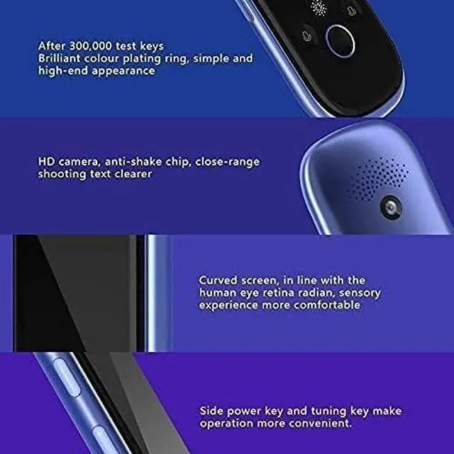 Alt view image 3 of 4 - 2.4 Inch Screen Voice Translator Device, AI Smart Business Travel Translator, Supports 45 Languages & 14 System Languages, 512GB+4GB Memory, WiFi Offline Translation