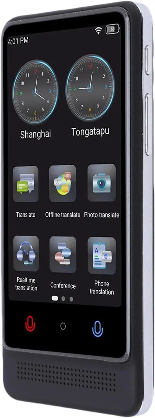 Alt view image 2 of 7 - Portable Language Translator Device with 138 Languages, Two - Way AI Voice Translator for Voice/Text/Offline/Photo Translation, Standy 7 Days for Business Learning Travel