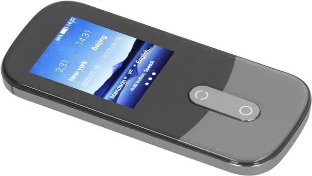 Alt view image 3 of 7 - Language Translation Device, Grey 119 Languages Supported Translator for Travel Business Learning, Ag8wbnu45o