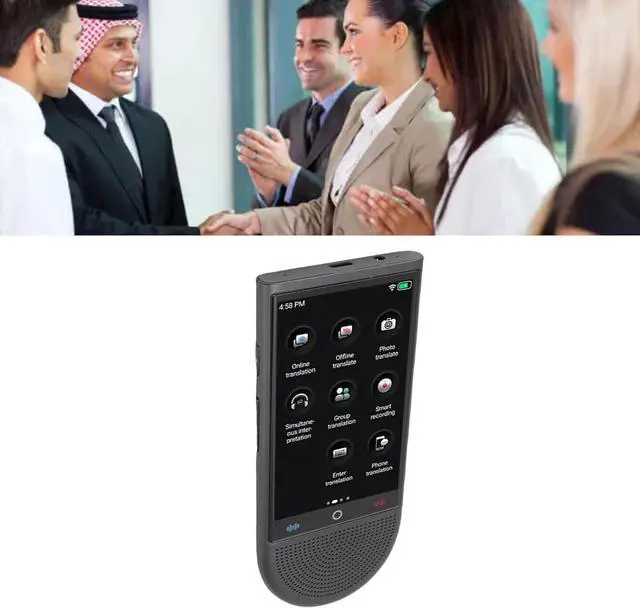 Alt view image 4 of 7 - Language Translator Device, Real Time 2 Way Language Translator with 138 Languages, Accurate Voice/Photo/Word/Offline, Translation, for Business, Learning, Travel