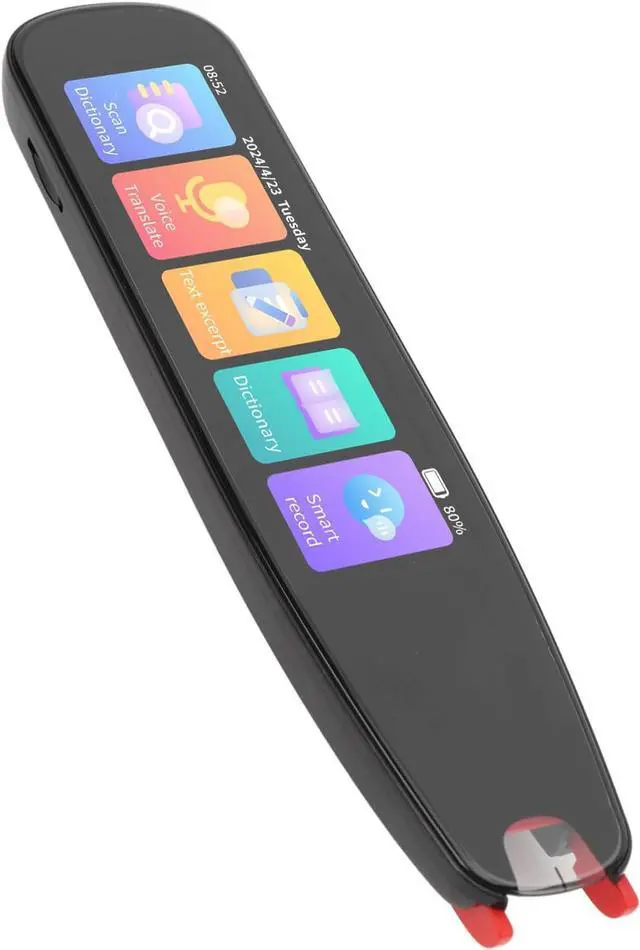 Alt view image 3 of 7 - Scan Translator Pen, 2 Way Instant Voice Translation Pen with 135 Language, Offline OCR Digital Reading Pen, 4 Inch Touchscreen Text to Speech Reader Pen for Learning Meetings