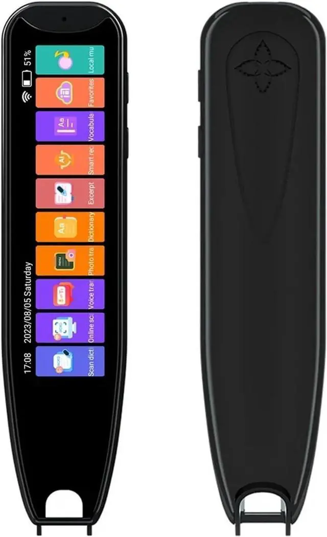 Main image of MD22 Voice Translator Offline Scan Translation Pen 134 Voice Translation 9 OfflineTranslation Business Scanning Reading Pen(Black)
