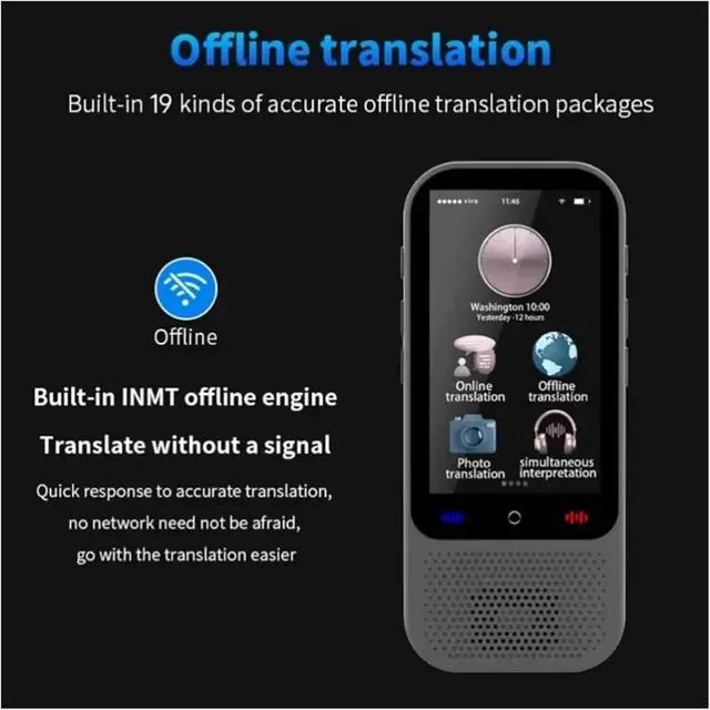 Alt view image 2 of 6 - S80 Pro Intelligent Translation Machine 138 Language Intelligent Record 19 Offline Real-time Chat GPT AI Voice Photo Translat