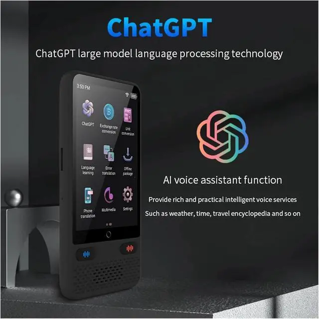 Alt view image 3 of 7 - Instant Offline Language Translator Device with Online Offline Translation Real-Time Translation Device for Travel Business