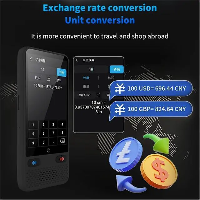 Alt view image 4 of 7 - Instant Offline Language Translator Device with Online Offline Translation Real-Time Translation Device for Travel Business