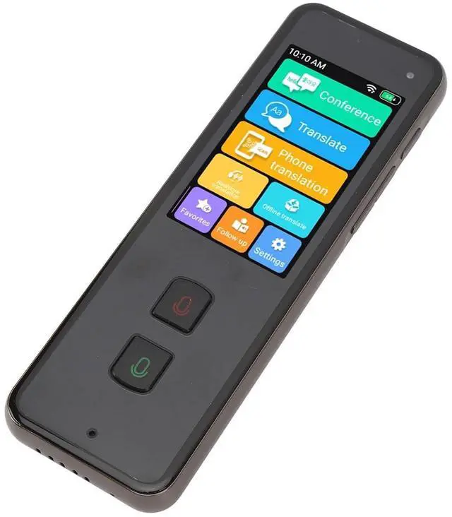 Alt view image 3 of 7 - ZJchao Ai Translator, Voice Translator 2.45in Touch Screen 138 Online 15 Offline Languages with 1GB 8GB Memory Photo Sound Translation Two Way Real Time Language Translator Language