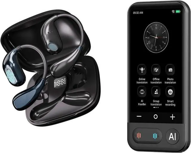 Main image of Real Time Translator Earbuds + Language Translation Device Z16
