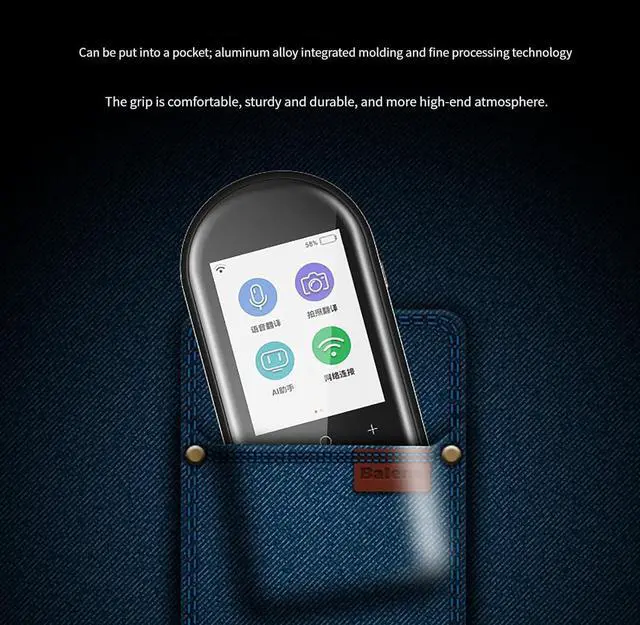 Alt view image 3 of 7 - Portable Language Translator Device - Multilingual Language Translation Device, Instant Voice Translator Device Two Way, Real Time Voice Translator Device, Mobile Scanner Translator Marriage