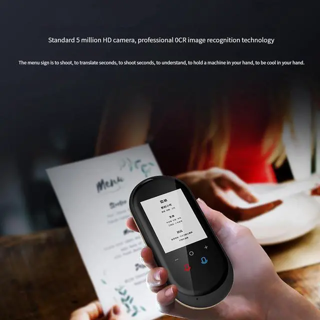 Alt view image 5 of 7 - Portable Language Translator Device - Multilingual Language Translation Device, Instant Voice Translator Device Two Way, Real Time Voice Translator Device, Mobile Scanner Translator Marriage