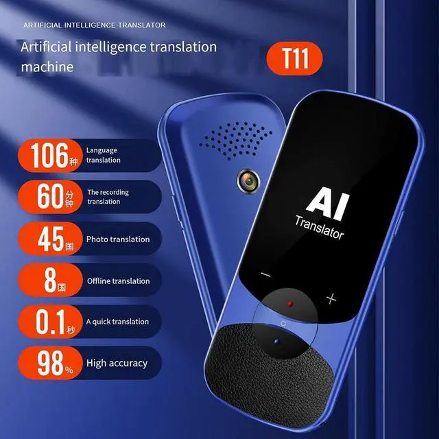 Alt view image 4 of 7 - Portable Language Translator Device - Multilingual Language Translation Device, Instant Voice Translator Device Two Way, Real Time Voice Translator Device, Mobile Scanner Translator Efficency nee