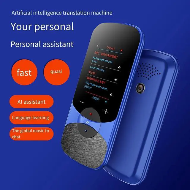 Alt view image 6 of 7 - Portable Language Translator Device - Multilingual Language Translation Device, Instant Voice Translator Device Two Way, Real Time Voice Translator Device, Mobile Scanner Translator Efficency nee