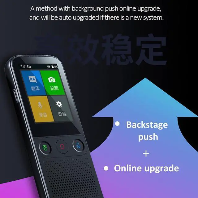 Alt view image 3 of 7 - Portable Language Translator Device - Real Time Voice Translator Device, Instant Voice Translator Device Two Way, Multilingual Language Translation Device, Mobile Scanner Translator Efficency nee