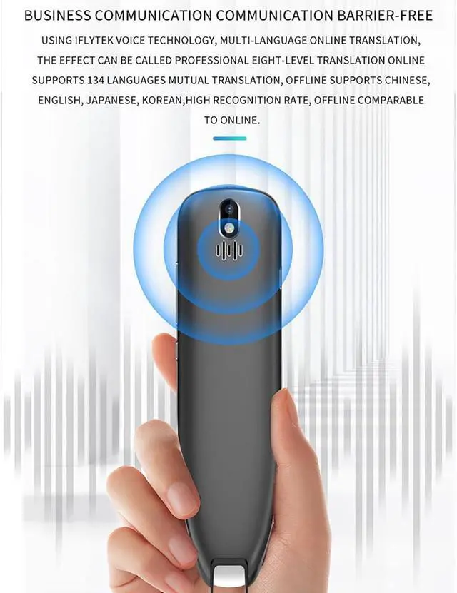 Alt view image 5 of 7 - Portable Real Time Translation - Languages Pocket Translator, Portable Foreign Language Real Time Way Translations, Language Translating Device, Lightweight Portable Scanning Translator Efficency