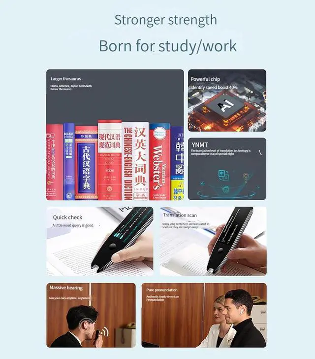 Alt view image 7 of 7 - Portable Two Way Language Interpreter - Languages Pocket Translator, Bidirection Simultaneous Translation, Smart Translations in Real Time, Languages Interpreter in Real Time Marriage Fashionable