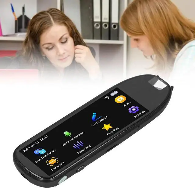 Alt view image 6 of 7 - Scan Reading Pen Offline Online Smart Reader Two Way Instant Translator Pen Portable 2 Way Instant Language Translator Device 5.0in Ultra Big Screen Reading Pen for Dyslexia