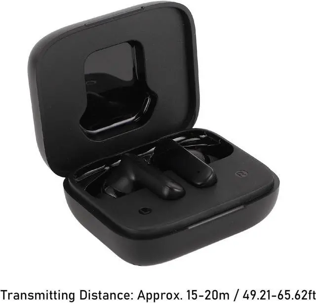 Alt view image 2 of 7 - Language Translator Earbuds, Visual IPX5 Noise Cancellation Translator Device Earphone Supports 137 Languages Online Translation Bluetooth V5.4 for Translate (Black)