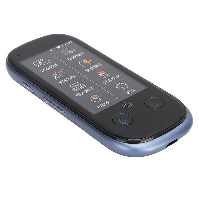 Alt view image 4 of 7 - AI Translator Language Device Instant Voice Translation 4G for International Communication (Blue)