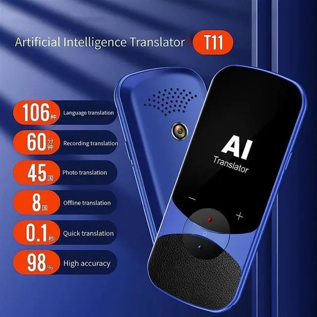 Alt view image 4 of 7 - Electronic Language Translator Device, Classic Language Translator Device, Voice Photo Translation, Instant Language Voice Translator Device,