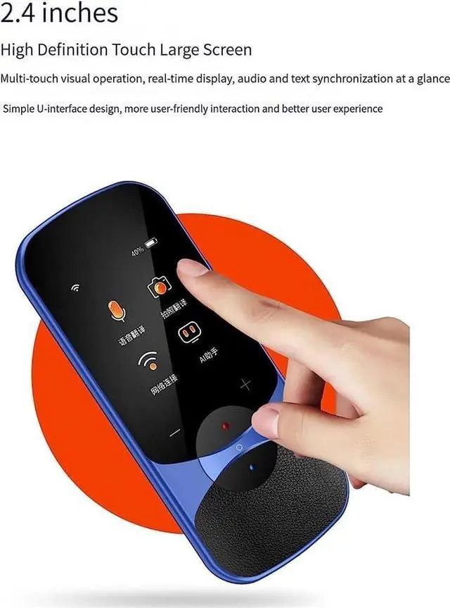 Alt view image 3 of 7 - Electronic Language Translator Device, Classic Language Translator Device, Voice Photo Translation, Instant Language Voice Translator Device,