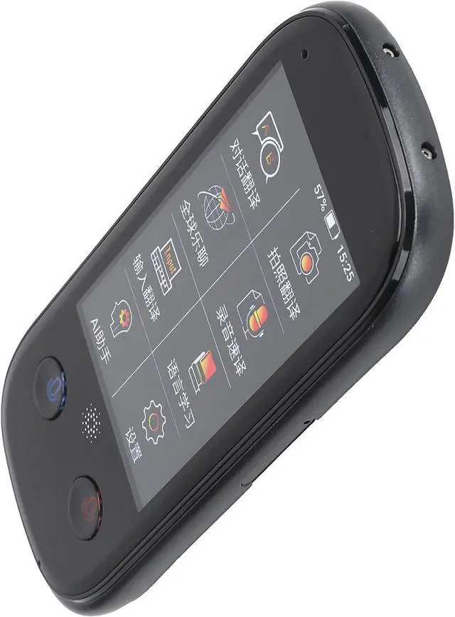 Alt view image 3 of 7 - Artificial Intelligence Translator, 3.0 Inch Touch Screen AI Language Translator WiFi 4G Voice Translator Interpreter Support 75 Languages (Gray)