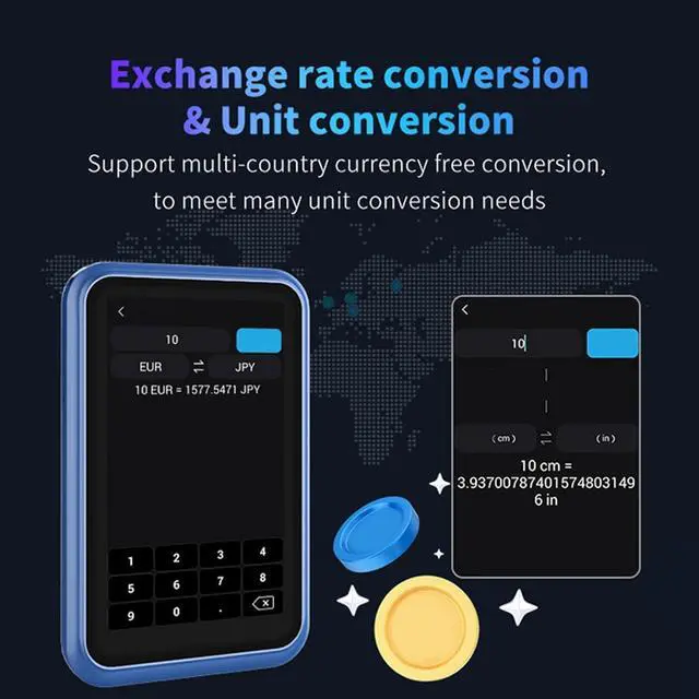 Alt view image 3 of 7 - Language Translator Device, Portable Instant Translator with 3.0inch Touchscreen, 138 Languages High Accuracy Smart HD Noise Reduction AI Voice Translator for Travel