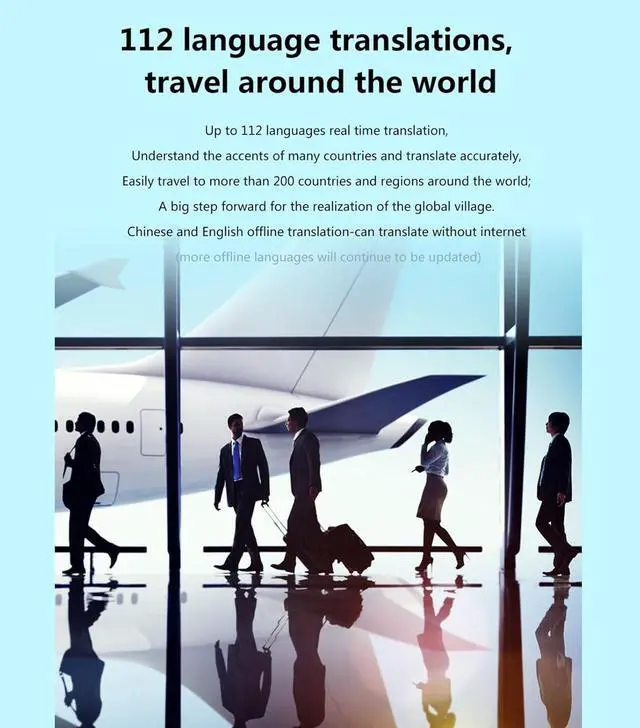 Alt view image 6 of 7 - Instant Translation Pen, Real Time Text and Voice Translator, Offline Photo Translation, Mic Noise Reduction, Compact Design for Travelers and Students (Black)