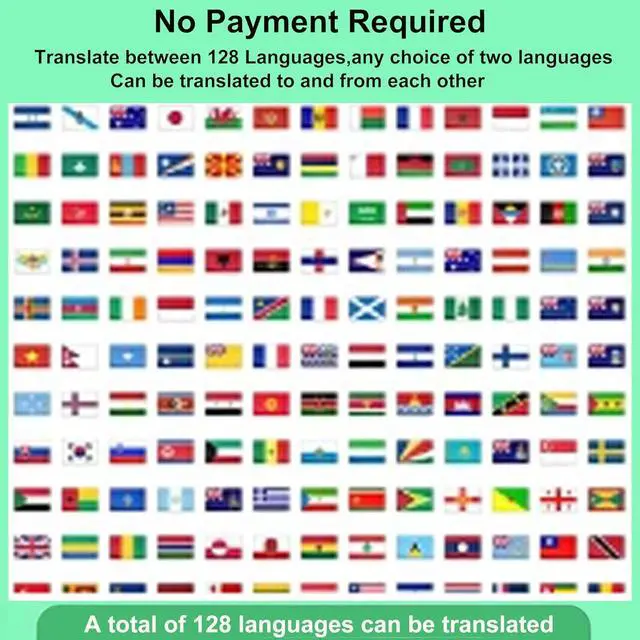 Alt view image 5 of 7 - AI Translating Earbuds, Real Time Language Translator High-Definition Touch Screen Wireless Bluetooth Translation Earbuds, Supports Multilingual for Travel Business Learning (Star Black)