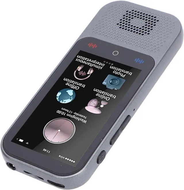 Alt view image 3 of 7 - Portable Language Translator Device with 38 Languages, AI Real Time Ce & Photo Translation, Touchscreen, Two Way Translation for Travel, Business, Ning - Inst Offline Translation