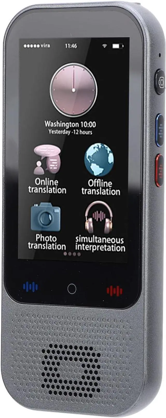 Alt view image 4 of 7 - Portable Language Translator Device with 38 Languages, AI Real Time Ce & Photo Translation, Touchscreen, Two Way Translation for Travel, Business, Ning - Inst Offline Translation