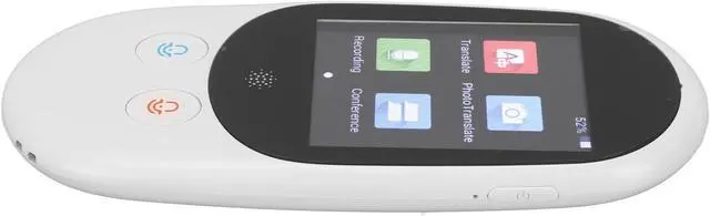 Main image of Acouto Portable Ce Language Translator Device with 2.4in, Real Time Two Way Translation, Ligent Ey Translator for Travel, Business, Ning - Ce Translator Device (White)