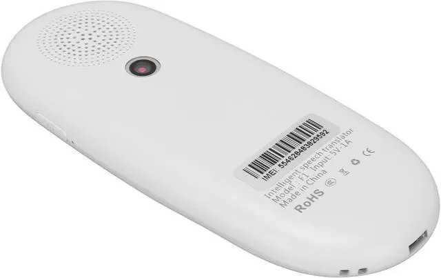 Alt view image 2 of 7 - Acouto Portable Ce Language Translator Device with 2.4in, Real Time Two Way Translation, Ligent Ey Translator for Travel, Business, Ning - Ce Translator Device (White)