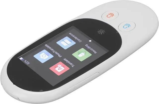 Alt view image 4 of 7 - Acouto Portable Ce Language Translator Device with 2.4in, Real Time Two Way Translation, Ligent Ey Translator for Travel, Business, Ning - Ce Translator Device (White)