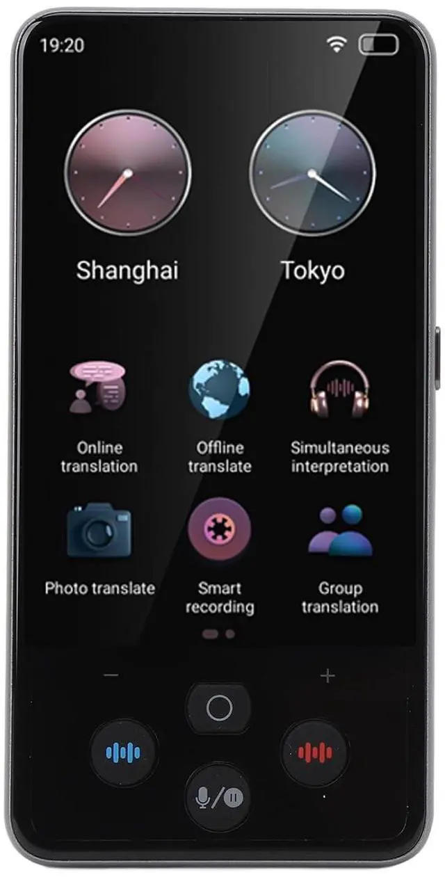 Main image of Travel Language Translator, 138 Languages 2 Way Real Time Offline Photo Translation Touchscreen AI Voice Translator, 1GB + 8GB, 3.97in Screen, for Android 6.0 with 2000mAh Battery