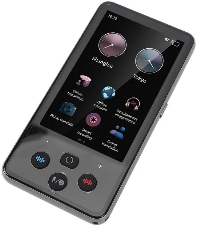 Alt view image 2 of 7 - Travel Language Translator, 138 Languages 2 Way Real Time Offline Photo Translation Touchscreen AI Voice Translator, 1GB + 8GB, 3.97in Screen, for Android 6.0 with 2000mAh Battery