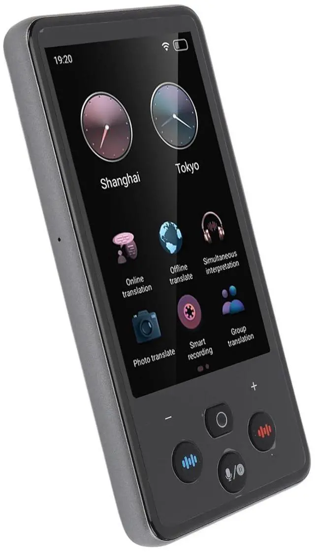 Alt view image 3 of 7 - Travel Language Translator, 138 Languages 2 Way Real Time Offline Photo Translation Touchscreen AI Voice Translator, 1GB + 8GB, 3.97in Screen, for Android 6.0 with 2000mAh Battery