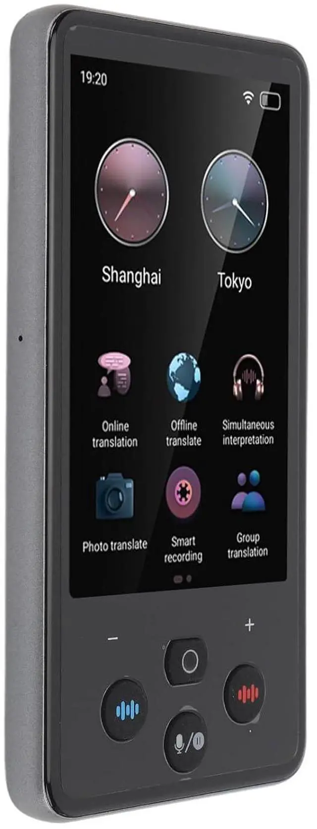 Alt view image 4 of 7 - Travel Language Translator, 138 Languages 2 Way Real Time Offline Photo Translation Touchscreen AI Voice Translator, 1GB + 8GB, 3.97in Screen, for Android 6.0 with 2000mAh Battery