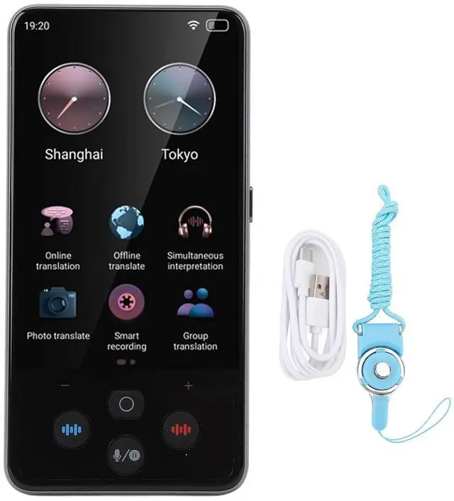 Alt view image 6 of 7 - Travel Language Translator, 138 Languages 2 Way Real Time Offline Photo Translation Touchscreen AI Voice Translator, 1GB + 8GB, 3.97in Screen, for Android 6.0 with 2000mAh Battery